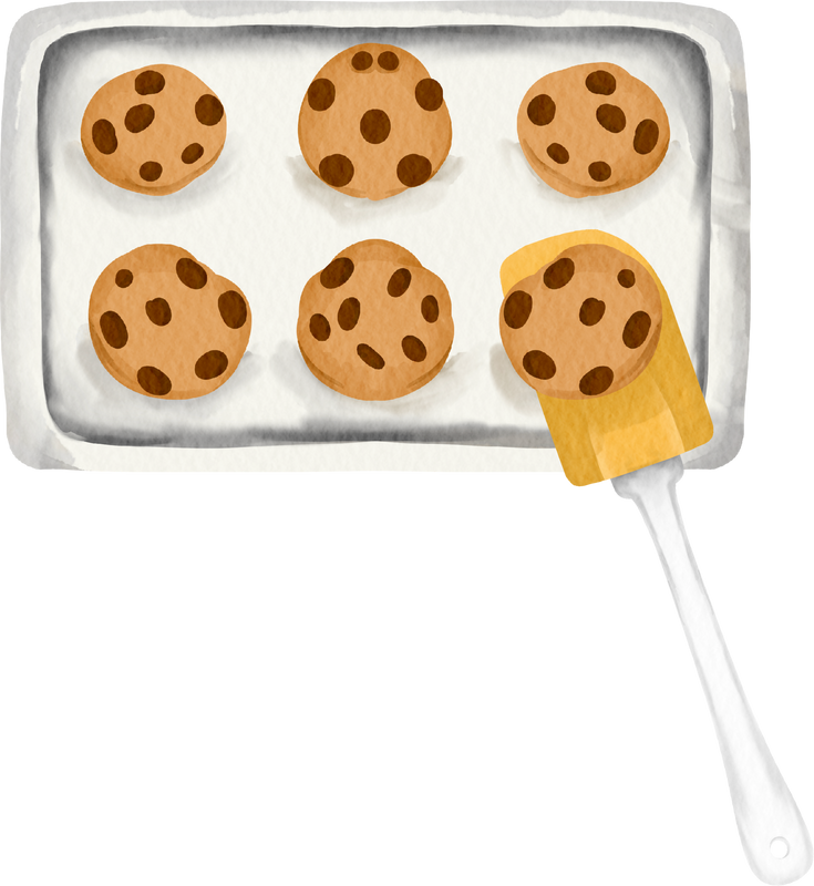 watercolor cookies